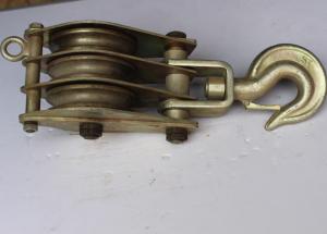 Quality Power construction tools two ways dual sheave hoisting tackle wholesale