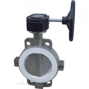 Quality Veyron Wafer style ductile cast irondn150 manual butterfly valve wholesale