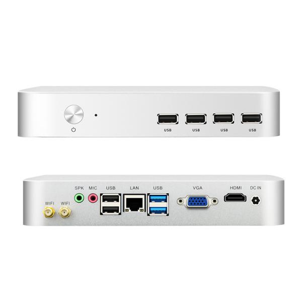 Mini Business Desktop Computer AMD R5 5500U R7 5700U 8 Cores Win11 Linux Dual Display 4K HD DDR4 NVMe WIFI6 BT UK Plugs