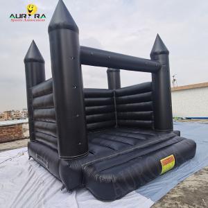 Quality PVC Black Inflatable Bounce House Waterproof Playground Bounce House wholesale
