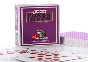 China Plastic Modiano Poker Index Marked Poker Cards For Casino Games on sale