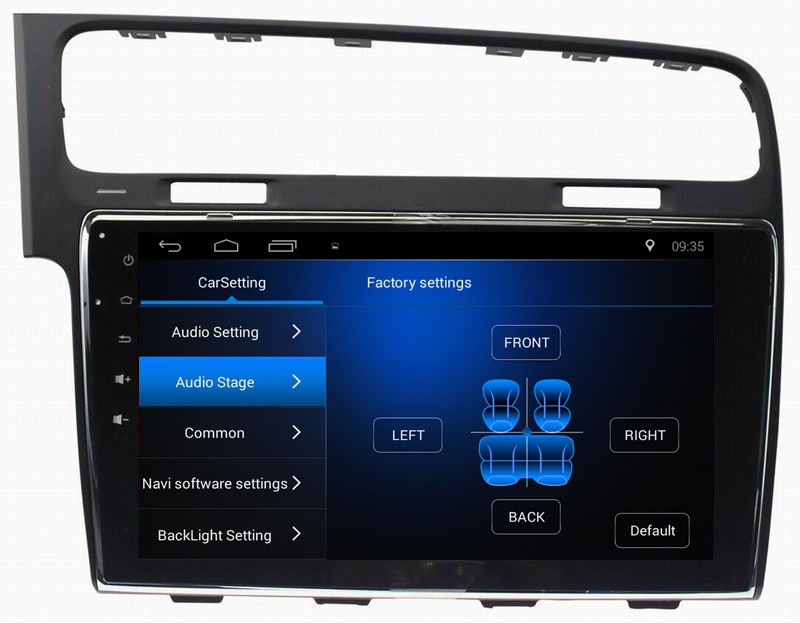 Ouchuangbo Car Radio Player Bluetooth Stereo android 8.1 for Volkswagen Golf 7 with MP3 MP4 DDR3 2GB 4*45 Watts amplifi