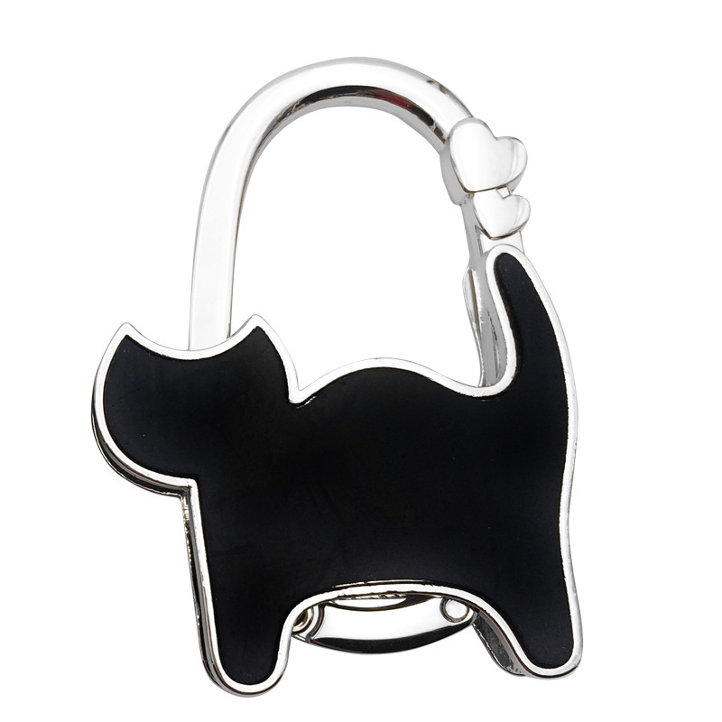 Table Bag Hanger Hook Foldable Zinc Alloy Material For Purse Long Handbag