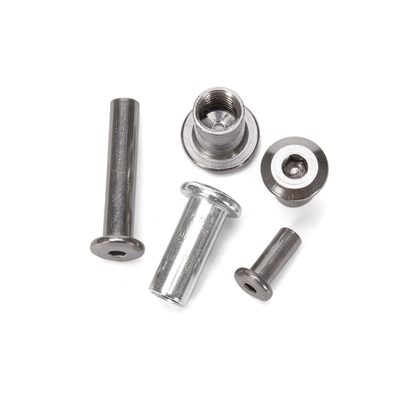 Metric Measurement System Stainless Steel Flat Head Hex Socket Furniture Connector Nuts And Sleeve Barrel Splint Nut M3-M8