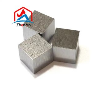High Density Pure Tungsten Cube Small Volume