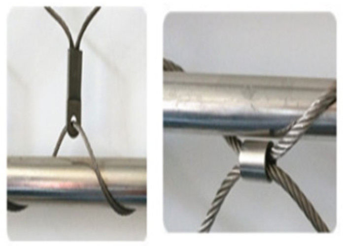 2.0mm 304 316 Handwoven Stainless Steel Wire Rope Mesh