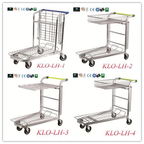 Movable Retail Shop Equipment Steel Wire Mesh Storage Cage With Wheels