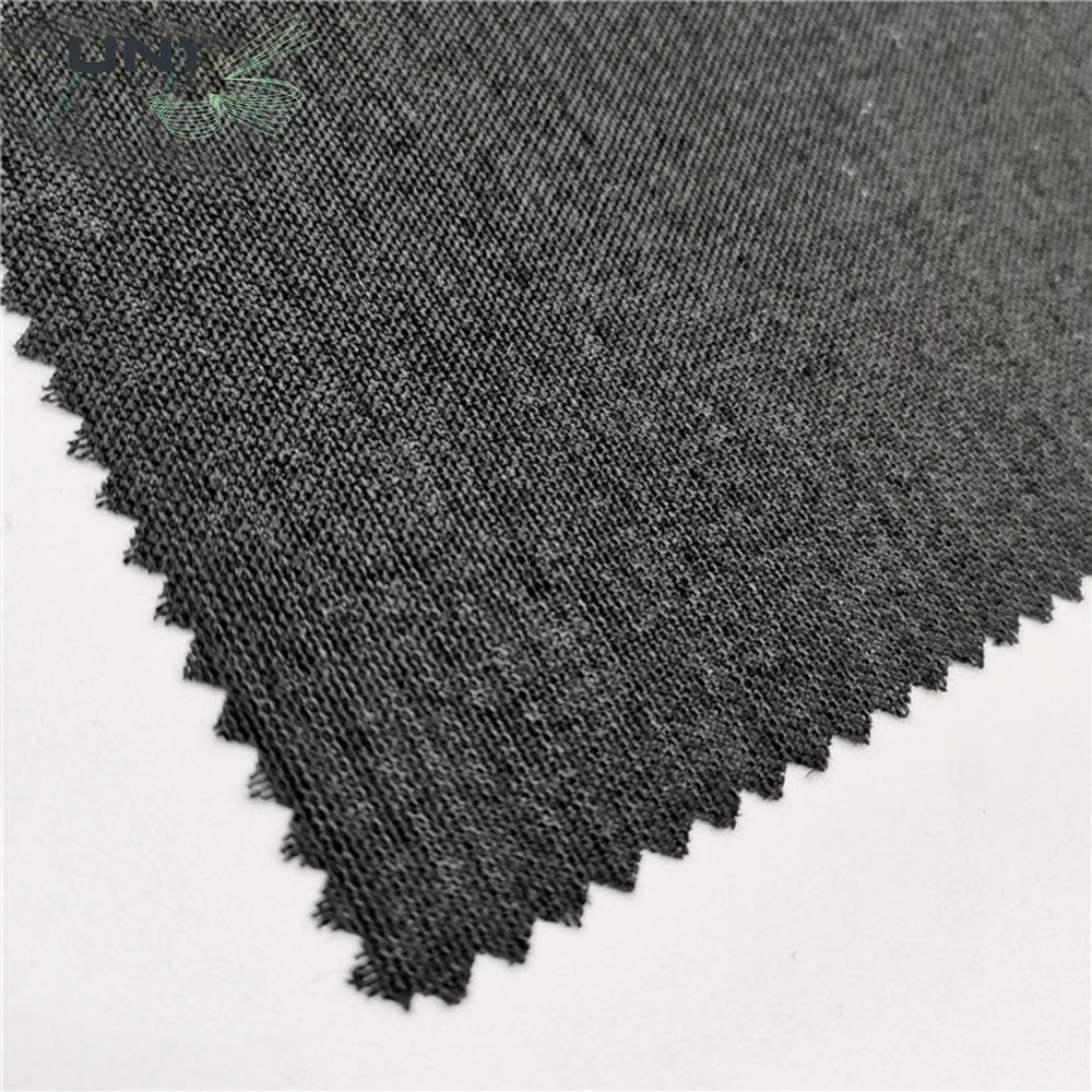 50m - 200m Length Hair Interlining Fabric Shrink Resistant For Suit
