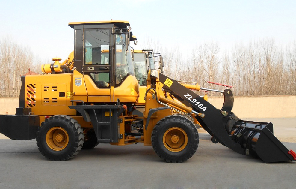-Wheel Loader ZL916A New design! Wide view, Strong power! high quality transmmission chair High efficiency!