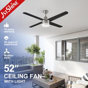 Quality SAA 52in 110V Modern LED Ceiling Fan With Metal Blades wholesale