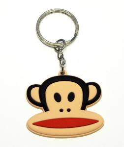 Quality Cartoon Character Monkey Keyring Bagcharm Keychain Zip puller Rubber PVC wholesale