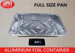 Full Size Deep Disposable Aluminum Foil Pans 53cm X 33cm X 8cm 9700ml Volume