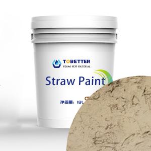 Quality Natural Straw Colour Paint Ecological External wholesale
