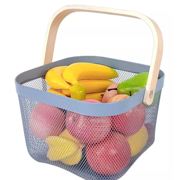 Steel Organizer Iso Wire Mesh Basket Plain Weave
