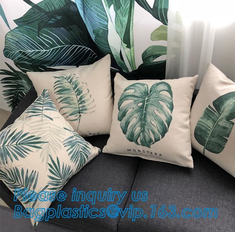 Wholesale creative double sided printing cheap cushions geometric deer custom cushion cover 50x50,applique work cushion
