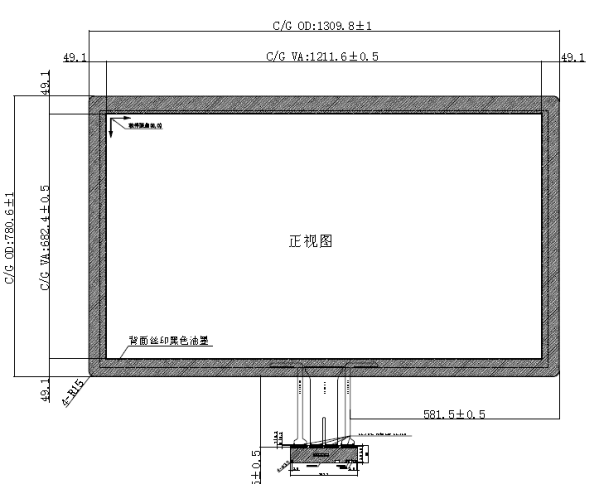 Strong Compatibility 55 inch Touch Screen with 20 Touch Points Provide bonding technology complete machine or module
