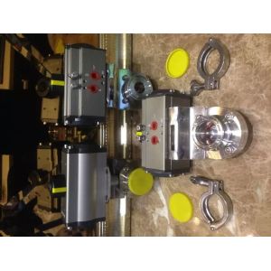 Low Cost Penumatic Ball Valves With Manual Function(Flanged)