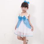 Girl‘s sequined costumes dance costumes dress for children