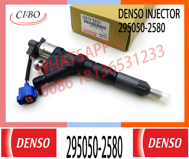 Diesel Fuel Injector 295050-2580 Injector Nozzle 23670-E0221 Common Rail Injector