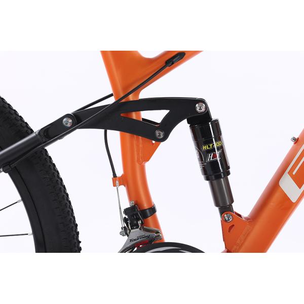 Full Suspension Mountain Bike SHIMANO Gear Cycle Soft Tail Mountainbike OEM Bicicletas Custom Bicycle with Ordinary Pedal