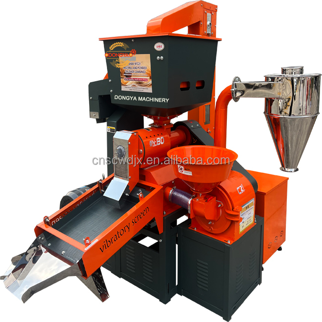 DongYa Agro 15hp Combined Commercial Rice Mill Machine 650KG Per Hour