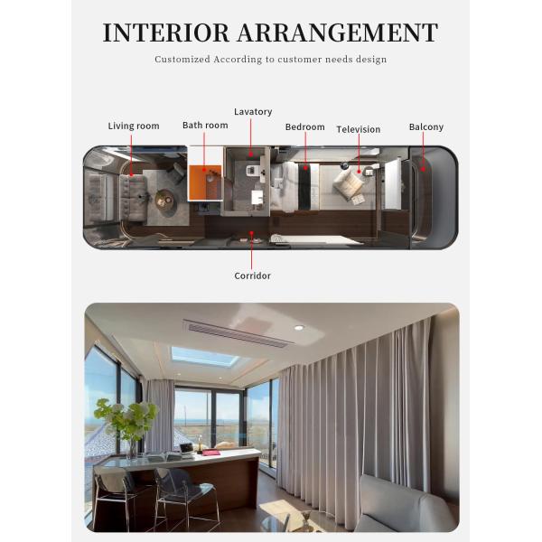 Best price House containers house capsule big space capsule house container mobile structure home for hotel