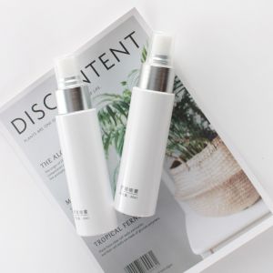 Quality 60ml Electroplated Silver Spray Plastic Bottle Cosmetic Packaging wholesale