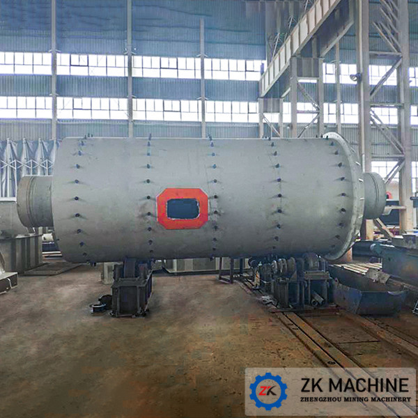 Cylindrical Horizontal Ball Mill Crusher 21t/H Dia 900mm