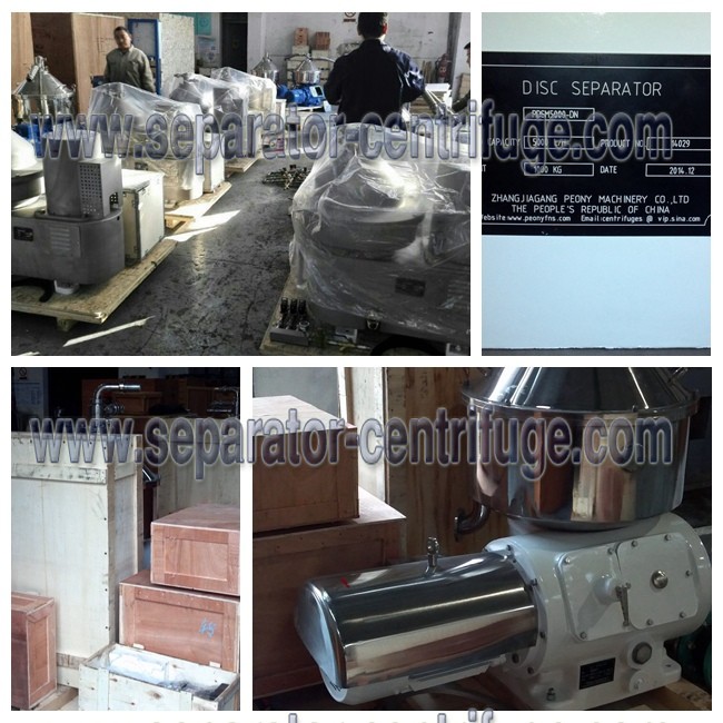 3 Phase Disc Stack Centrifuges For Purifying Milk Degrease, Milk Degreasing Separator