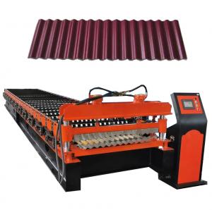Quality 8-20m/Min Color Steel Corrugated Roll Forming Machine Roofing Iron Sheet Making Machine wholesale