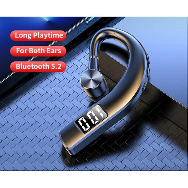Bluetooth Earbuds With Mic CVC 6.0 Single Ear 0.5 Oz Light Weight For One Ear
