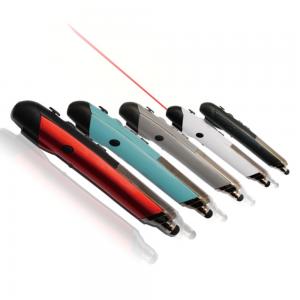 Quality Optical 2.4G Wireless Pen Mouse with Laser Pointer wholesale