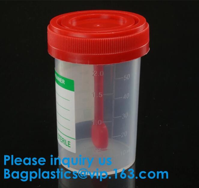Sterile Disposable Hospital Sample 60ml 100 120 Ml Test Measurement Collection Urine Collector Cup Container