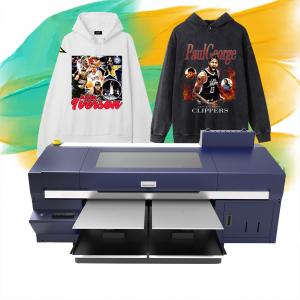 China Double Station Digital Textile Printer T Shirt Printing Machine A2 A3 White Ink on sale