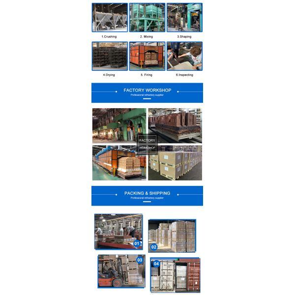 High Temperature MgO Bricks Refractory Magnesium Bricks For Glass Kiln Furnace Rotary Kiln