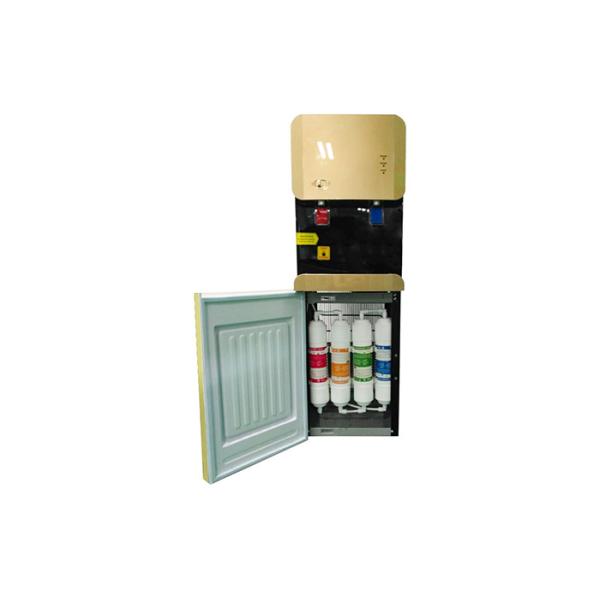 3 Taps Pipeline Compressor Cooling Water Dispenser With Inline Filtration System Water Dispenser Machine