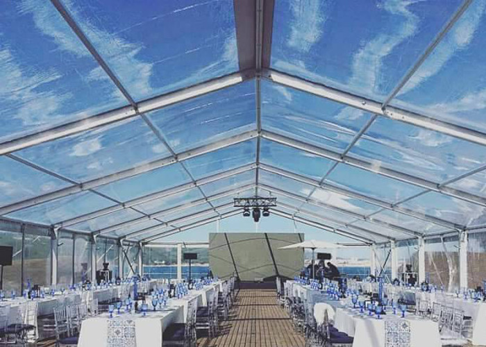 Aluminium 1000 People 20m Wedding Transparent Marquee Tent