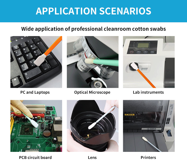 More economical substitute to Small Bulb Foam Tip Cleaning Swabs 100pcs/bag