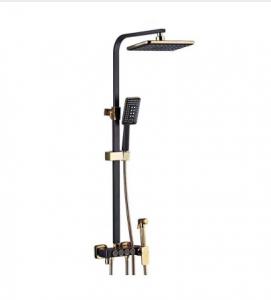 Quality Smart Exposed Adjustable Rain Shower Bathroom Thermostatic Control Brass wholesale
