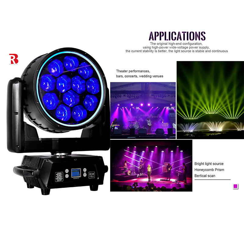 LED Moving Head Light DMX512 Waterproof LED Stage Light Supplier
