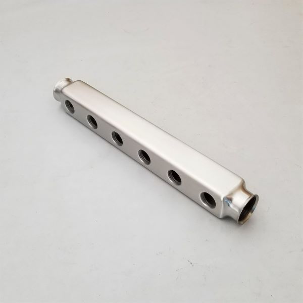 ZZ18004 Stainless steel floor heating bar manifold, Stainless Steel Pex Manifold Bar