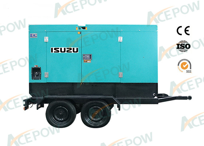 Water Cooled 1500RPM 106KVA Mobile Genset Trailer