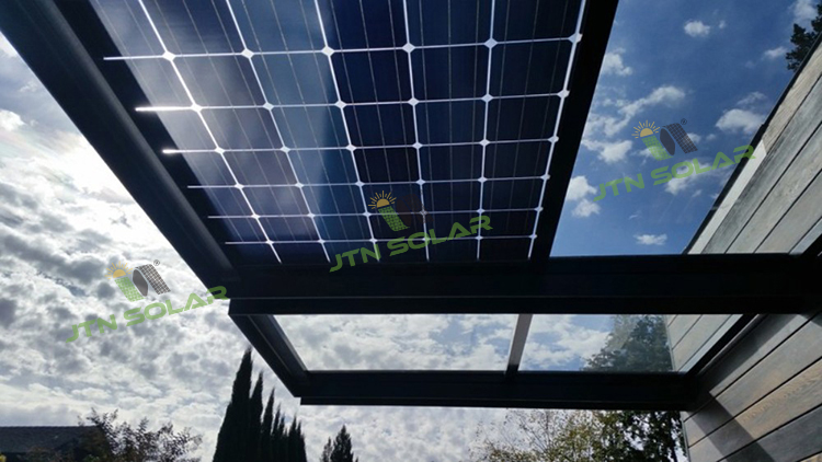 OEM Customized Transparent Frameless Double Glass Bifacial Solar Panel 530W 540W 550W