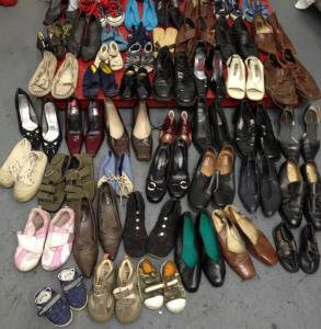 Grade A and sorted used shoes