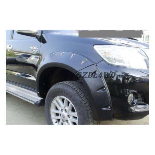 6 PCS ABS Wide 4x4 Wheel Arch Flares For Toyota Hilux SR Vigo MK6 12 - 14