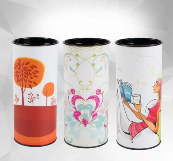 Customized Printing Cylinder Paper Tube Cardboard Packaging Boxes Round Paper