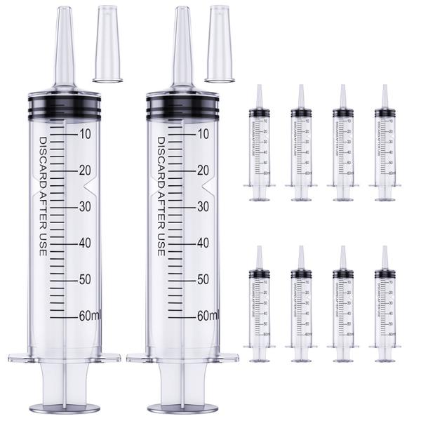 60ml Convenient and Versatile Disposable Light Repellent Syringes