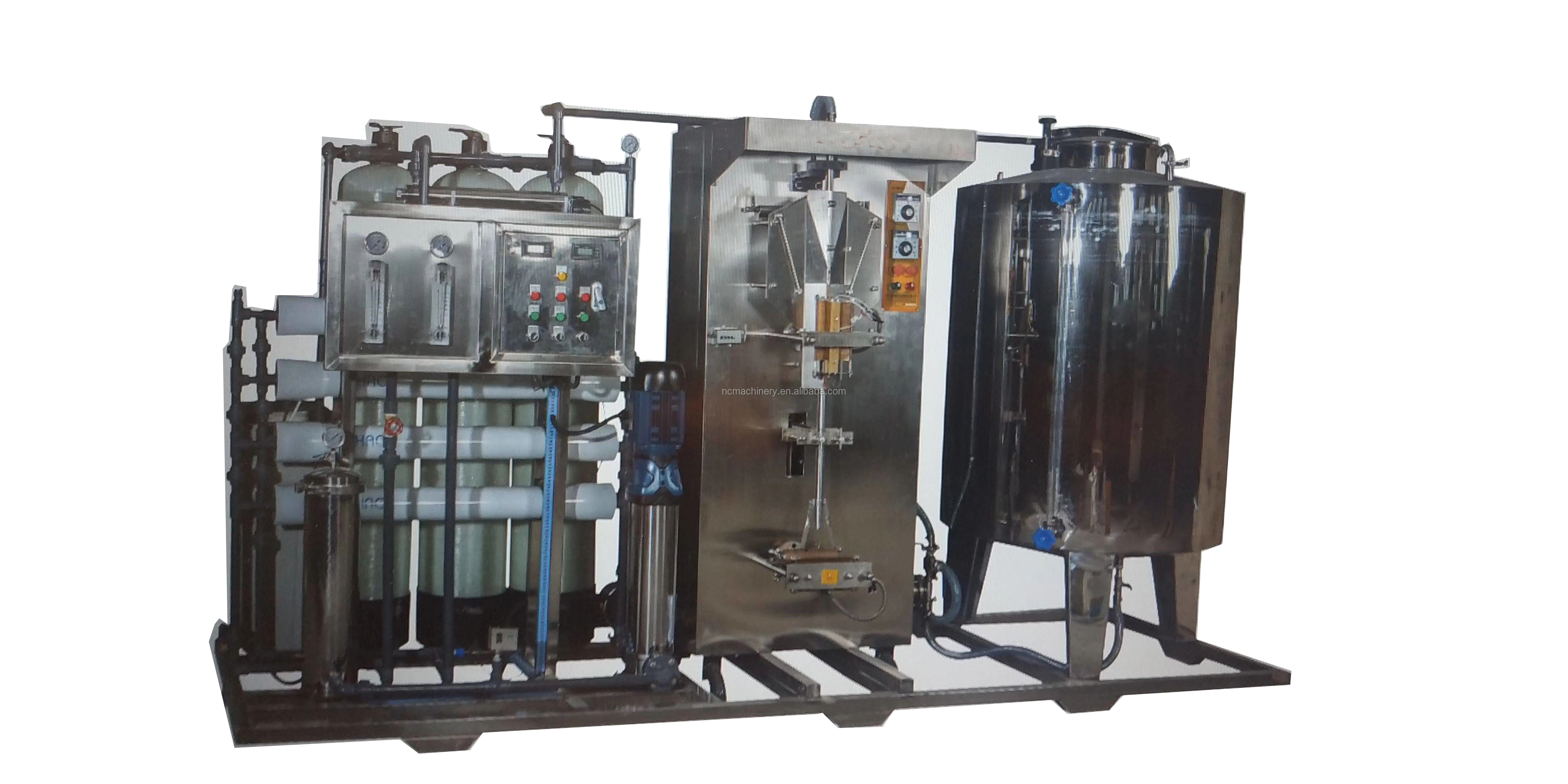 Easy to Operate Full Automatic 2000 Bags/Hour Pouch Water Production Line Filling Machine
