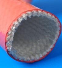 Fire sleeve   Silicone rubber fiberglass sleeving supplier