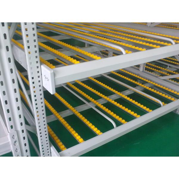 Heavy Duty Carton Flow Through Racking System For Industrial Warehouse Beer Storage